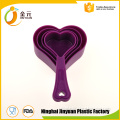Quality Guaranteed high quality plastic measuring spoon heart shape spoon set